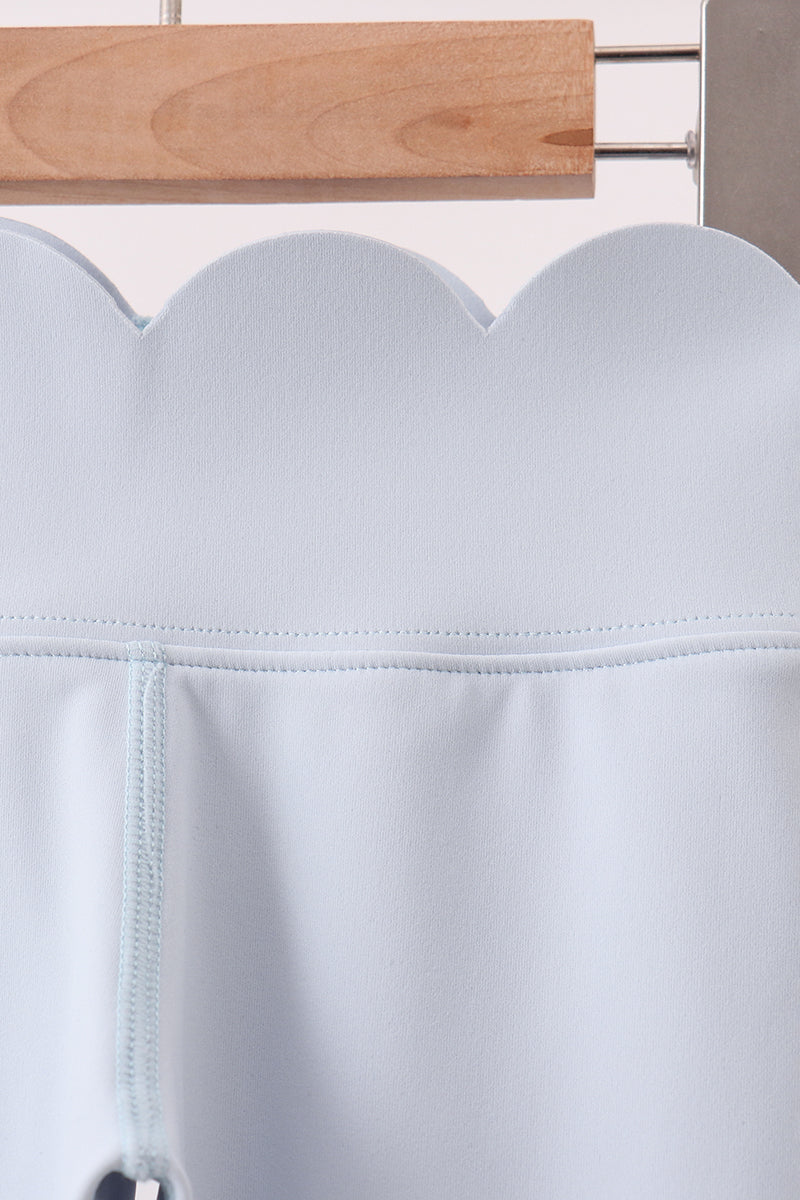 Scalloped Yoga Leggings