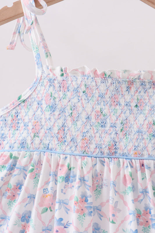 Floral Smocked Dress