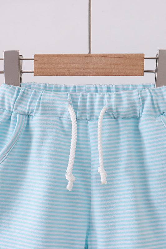 Premium Mint Striped Shorts