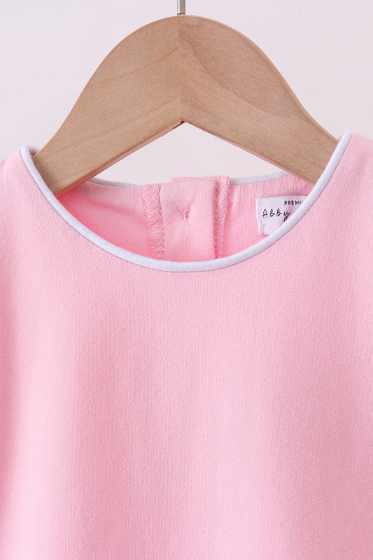 Flutter Sleeve Scalloped Top