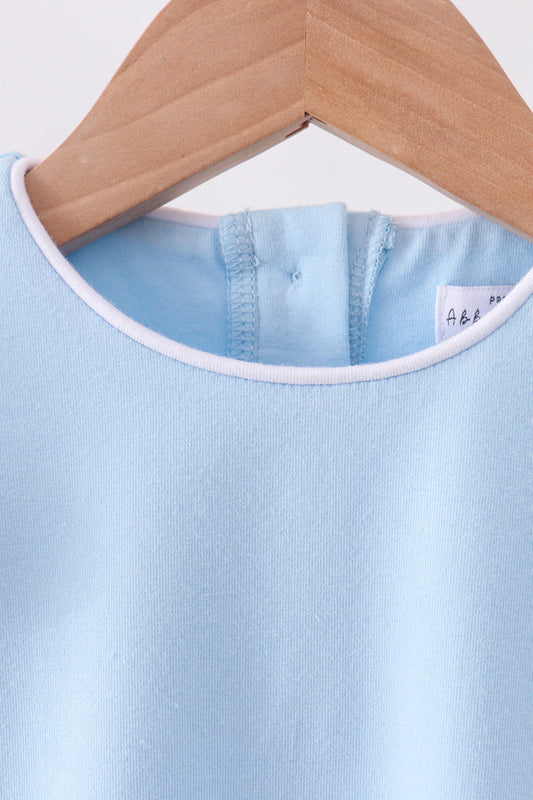 Flutter Sleeve Scalloped Top