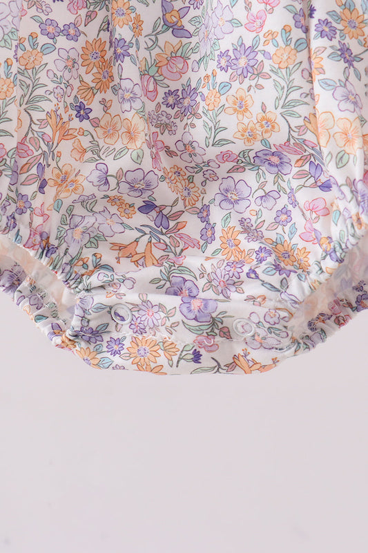 Floral Smocked Bubble