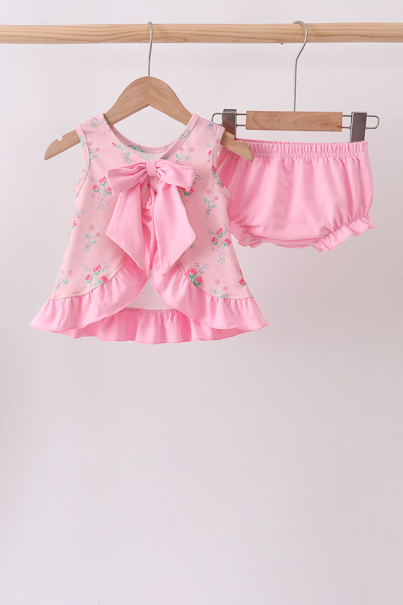 Floral Ruffle Bloomer Set