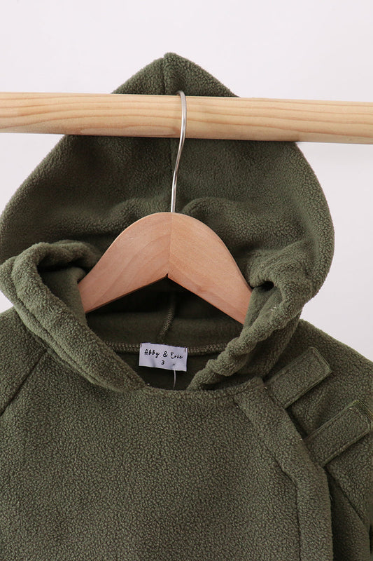 Green Fleece Coat