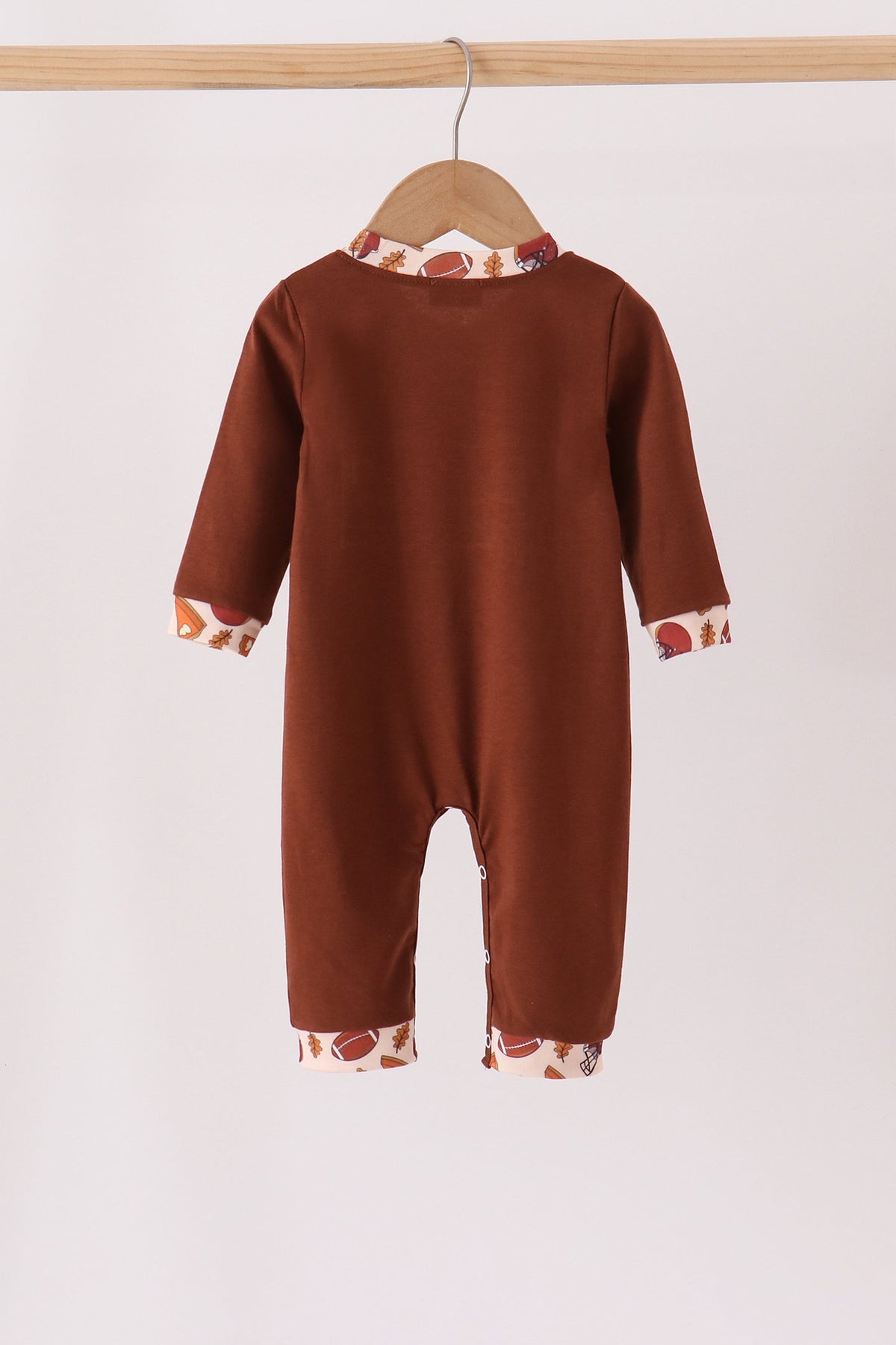 Touchdown Embroidered Romper