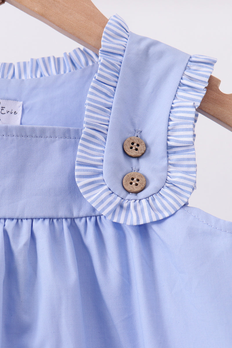 Sailboat Embroidered Dress