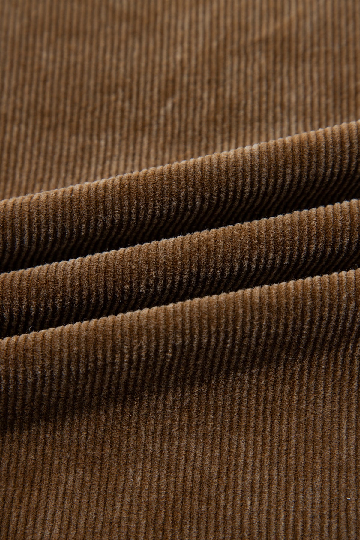 Camel Straight Leg Corduroy Pants