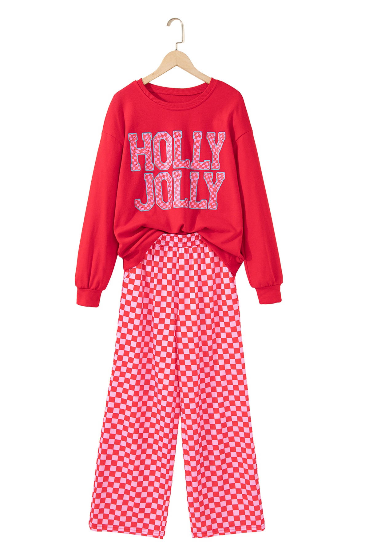 Christmas Two-piece Pant Set