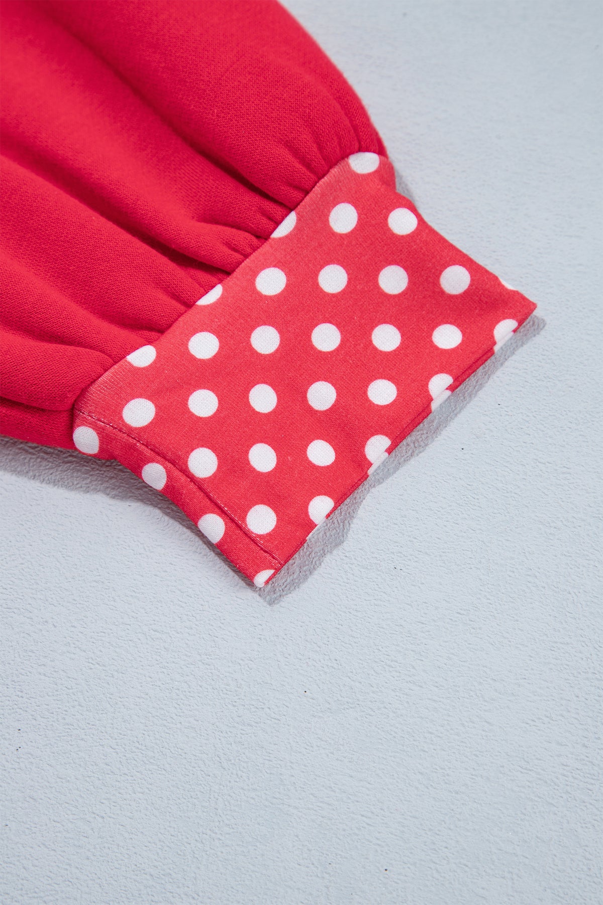 Polka Dot Oversized Sweatshirt