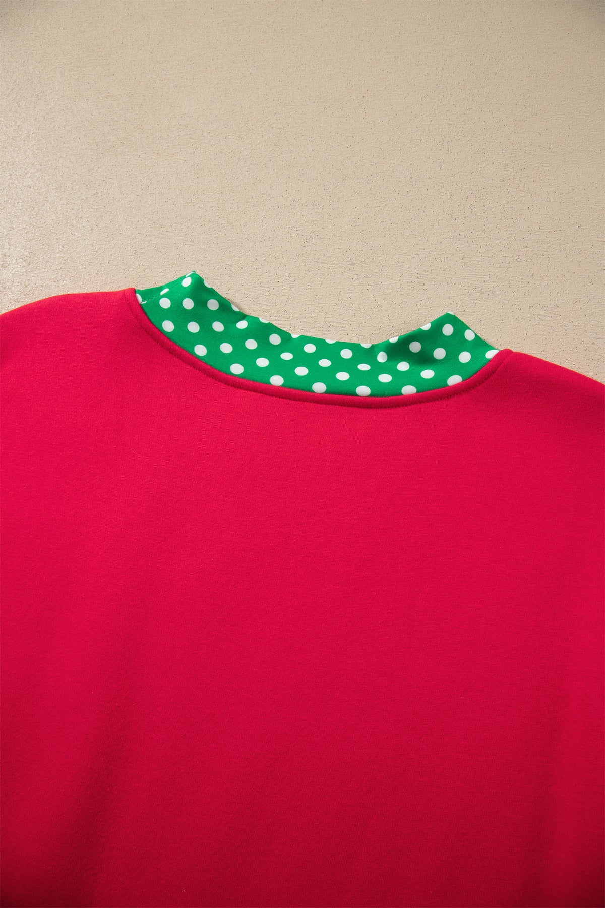 Polka Dot Oversized Sweatshirt