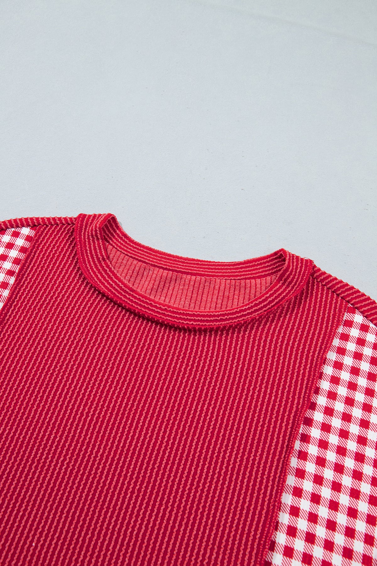 Plaid Long Sleeve Top