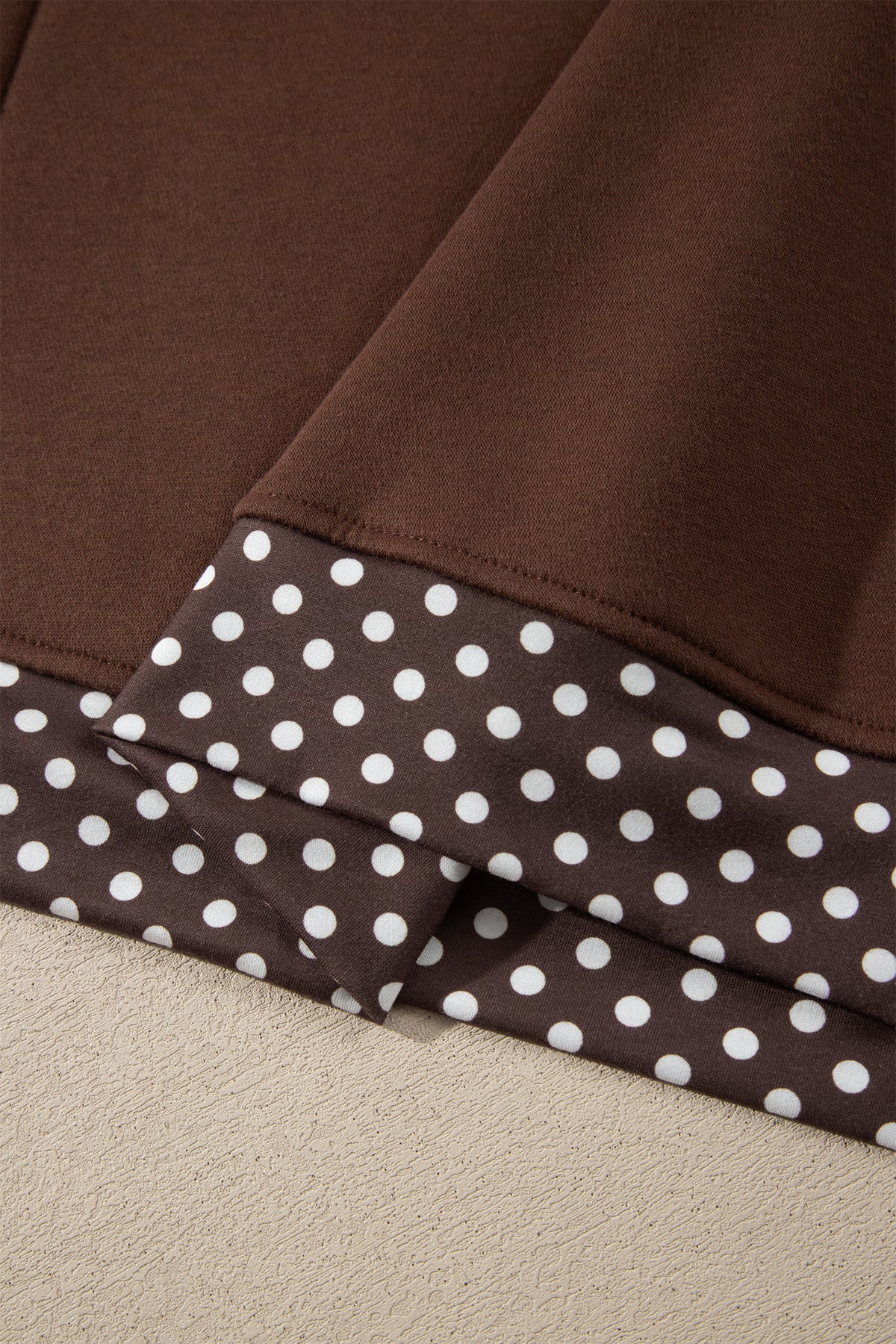 Polka Dot Oversized Sweatshirt