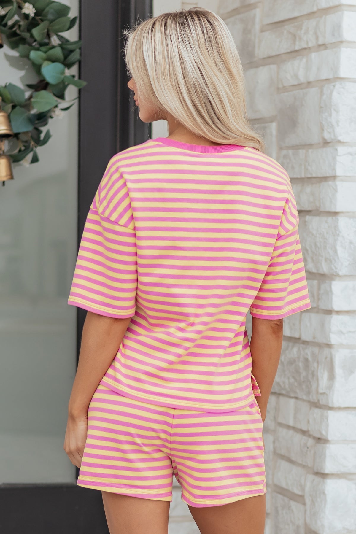 Casual Terry Shorts Set