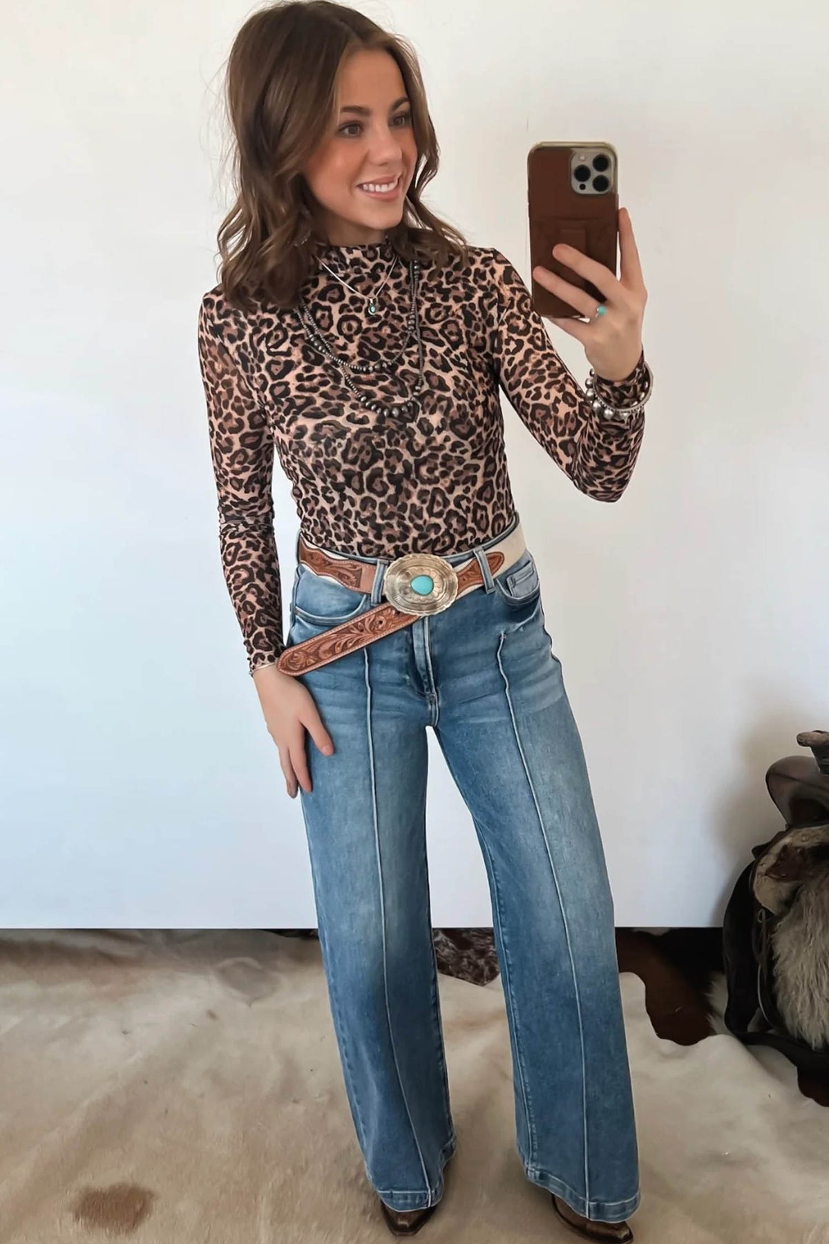 Leopard Long Sleeve Top