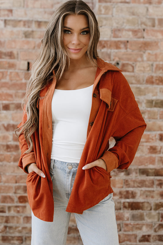 Velvet Casual Shacket