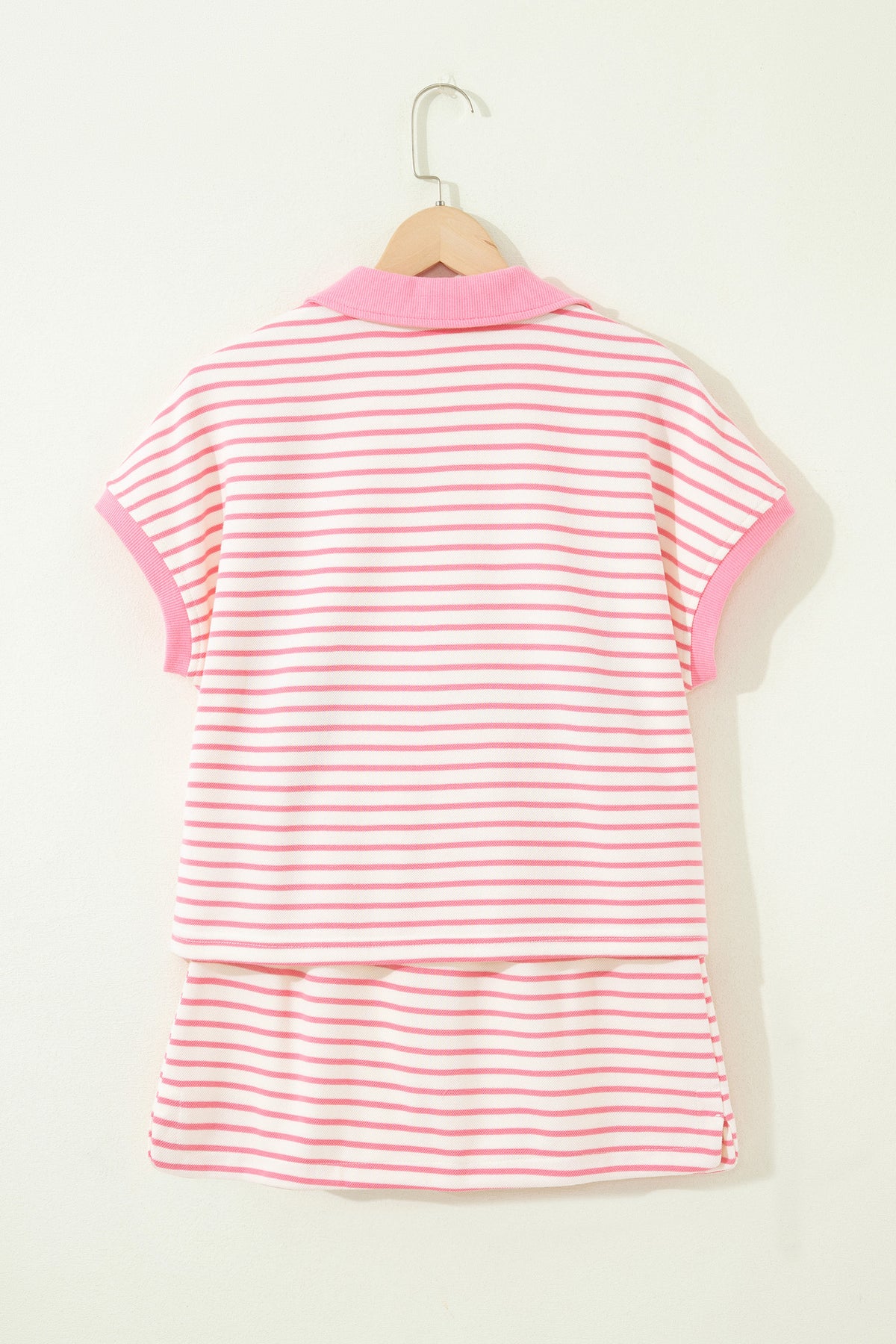 Stripe Tee w/ Skort Set