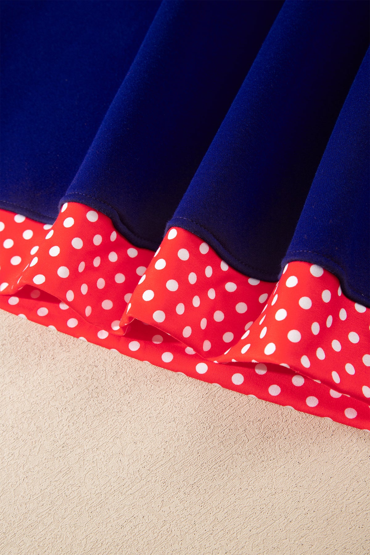 Polka Dot Oversized Sweatshirt