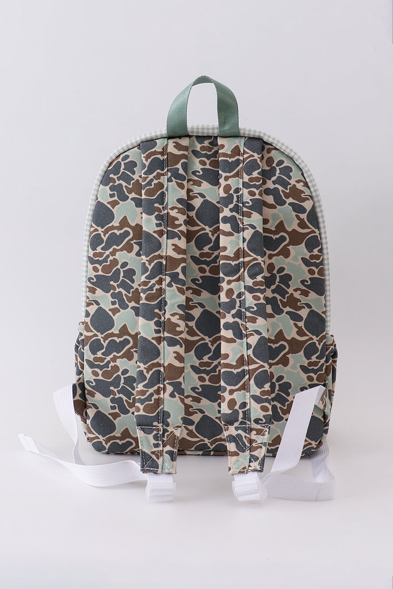 Camouflage Bear Backpack
