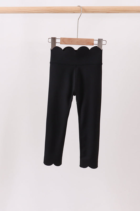 Scalloped Yoga Leggings