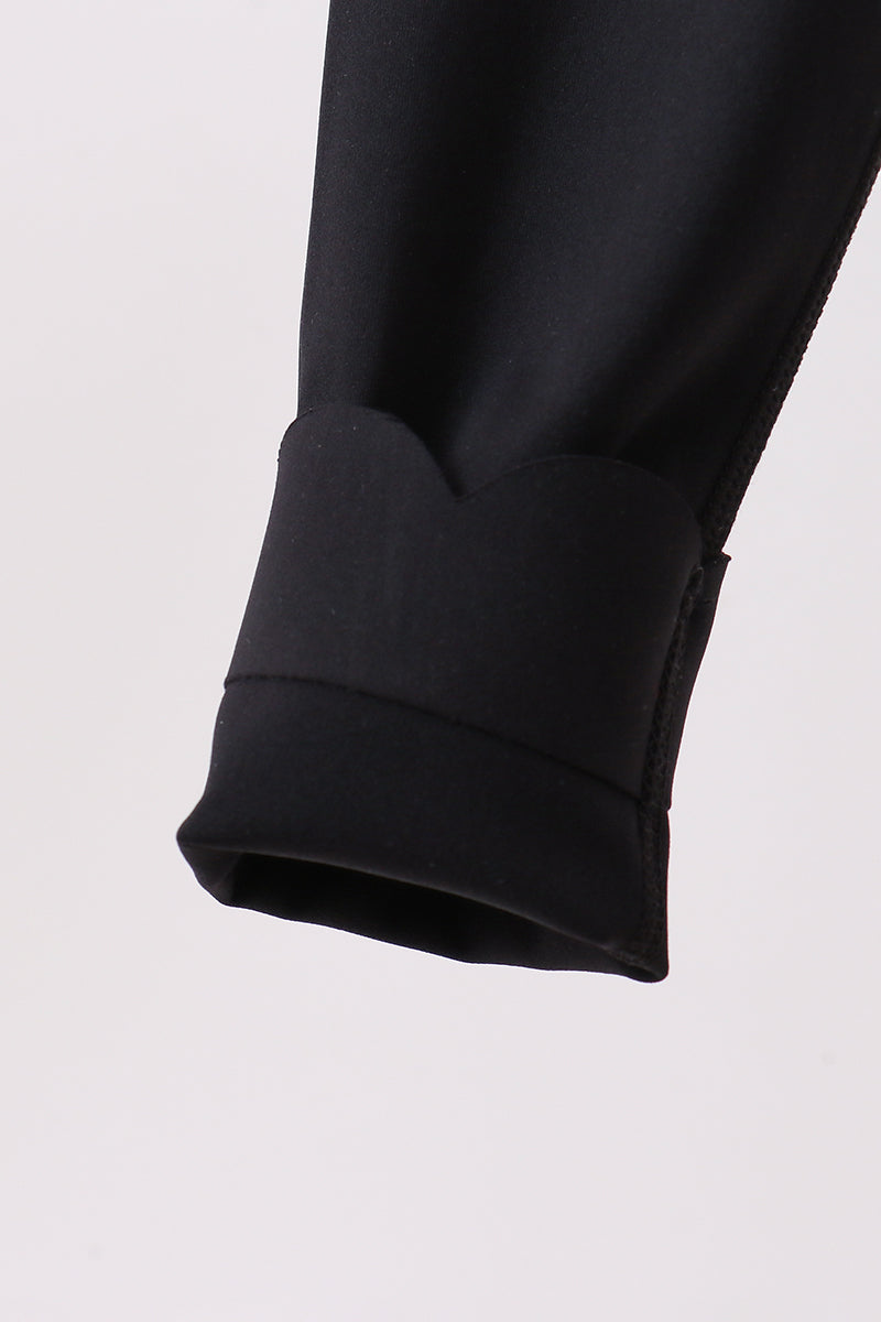Scalloped Yoga Leggings