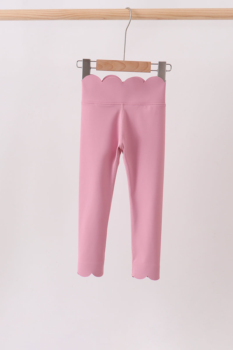 Scalloped Yoga Leggings