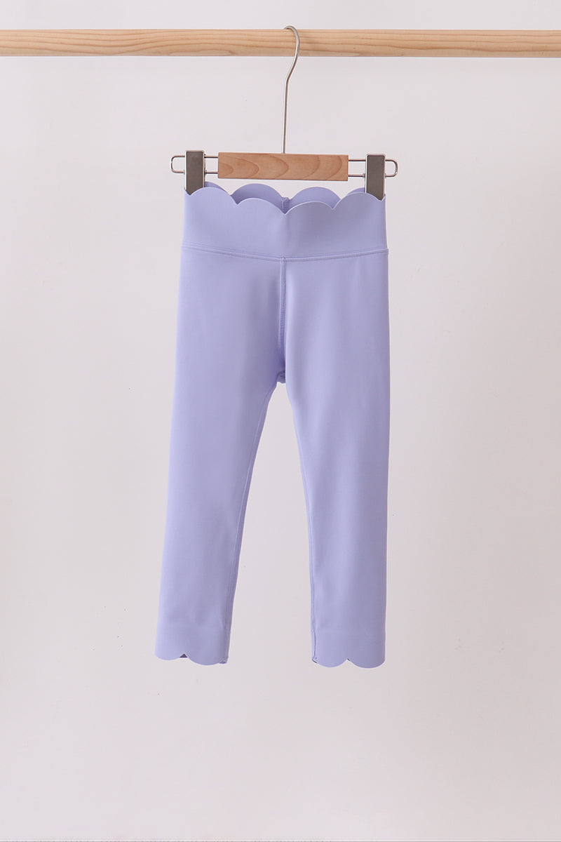 Scalloped Yoga Leggings