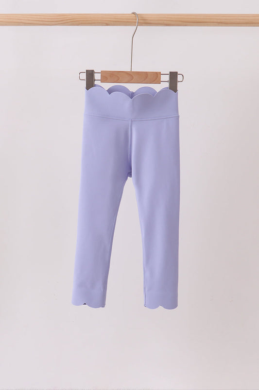 Scalloped Yoga Leggings