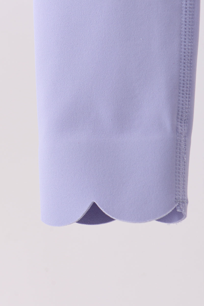 Scalloped Yoga Leggings