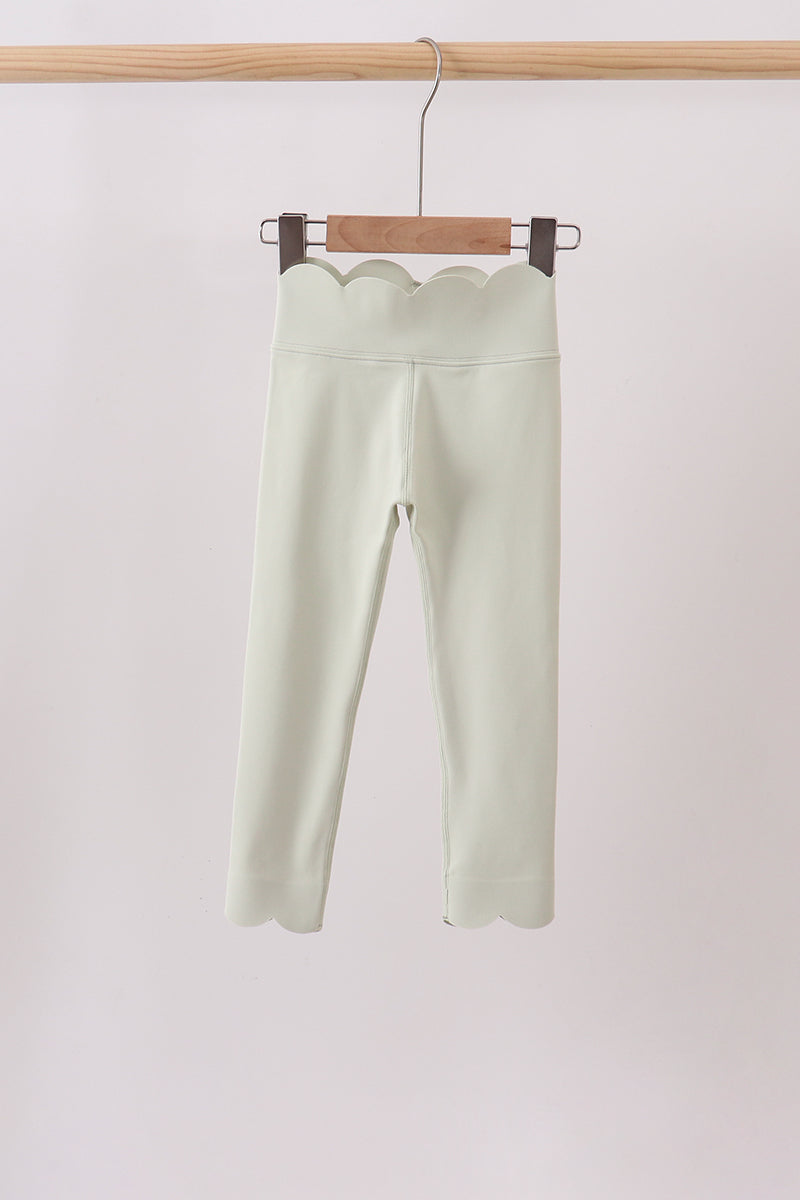 Scalloped Yoga Leggings