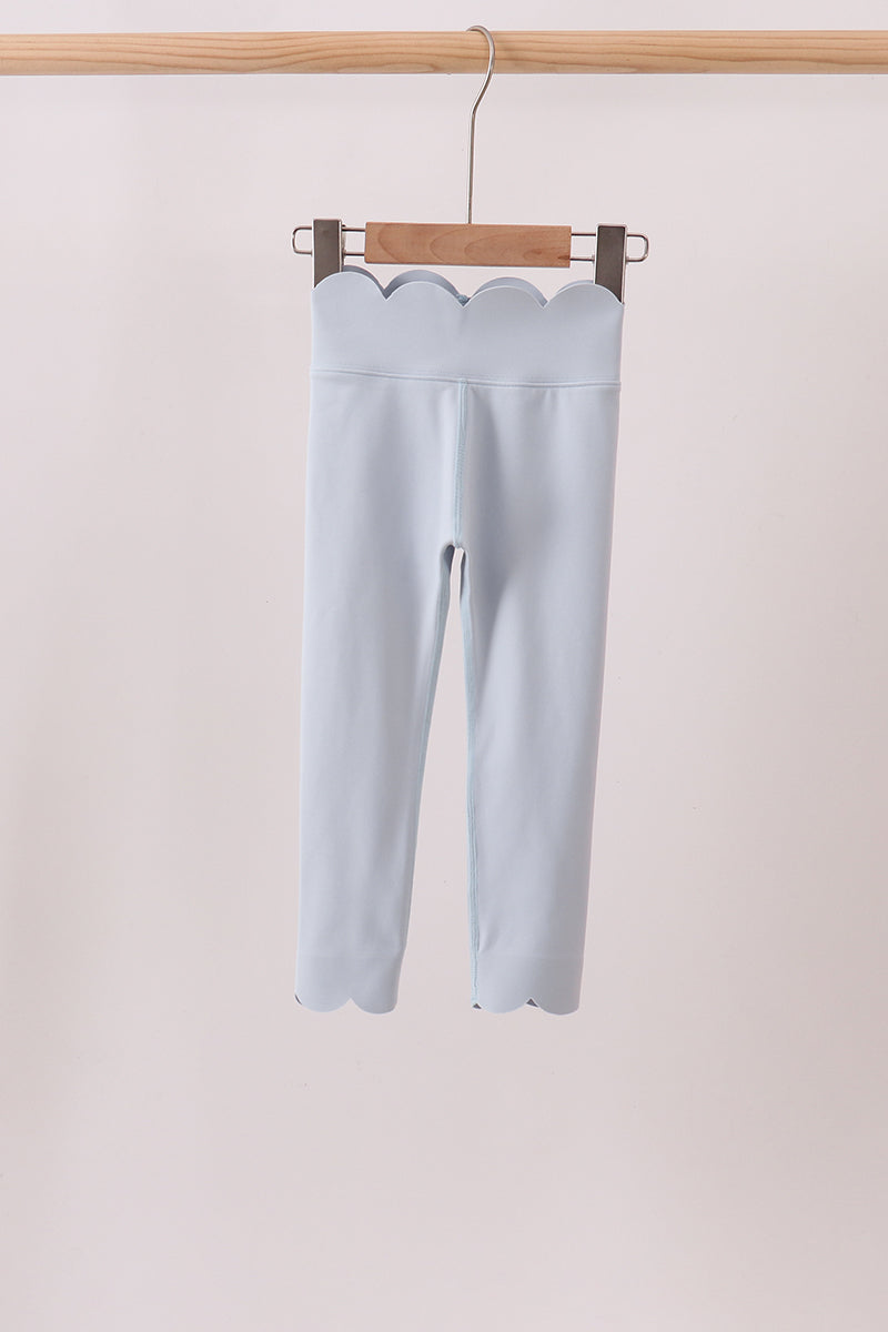 Scalloped Yoga Leggings