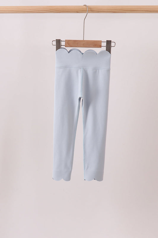 Scalloped Yoga Leggings