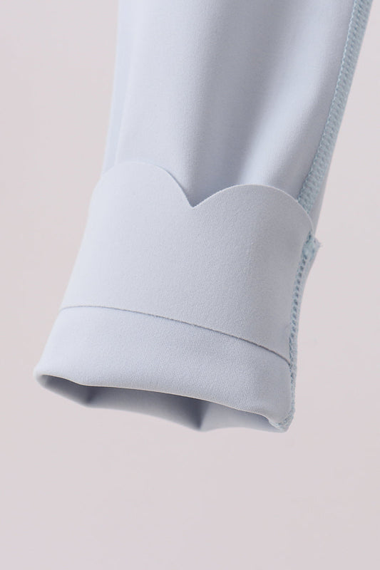 Scalloped Yoga Leggings