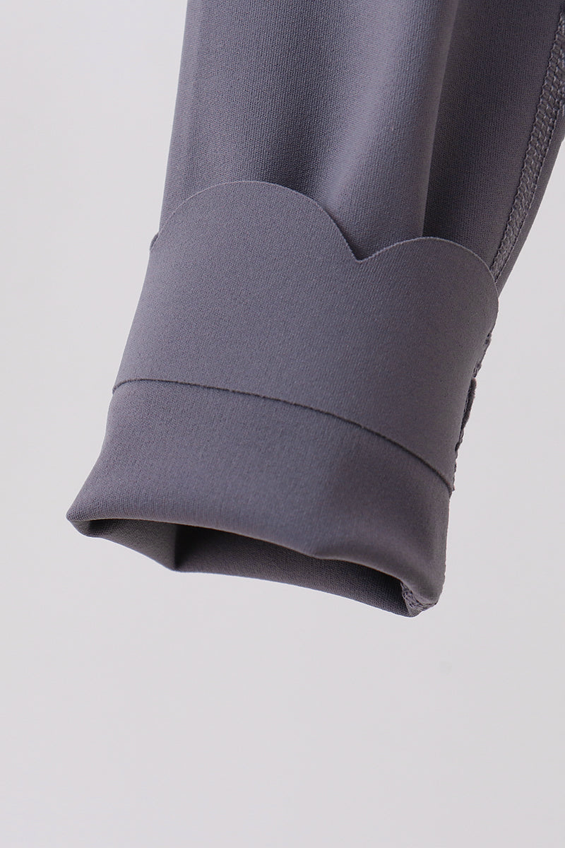 Scalloped Yoga Leggings
