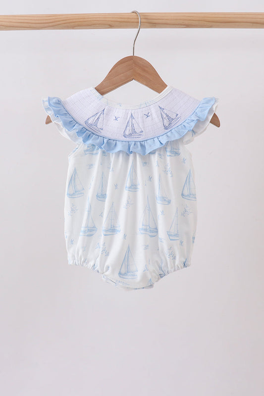 Sailboat Smocked Bubble