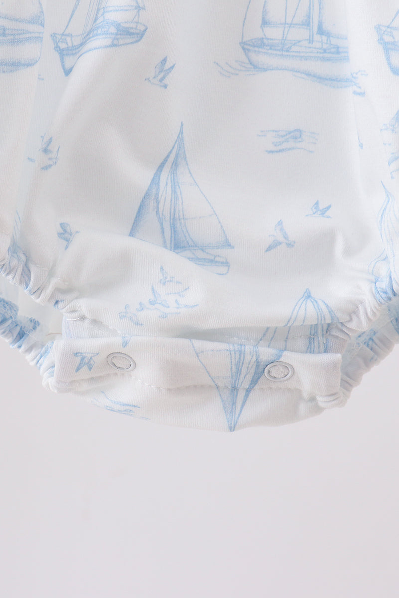 Sailboat Smocked Bubble