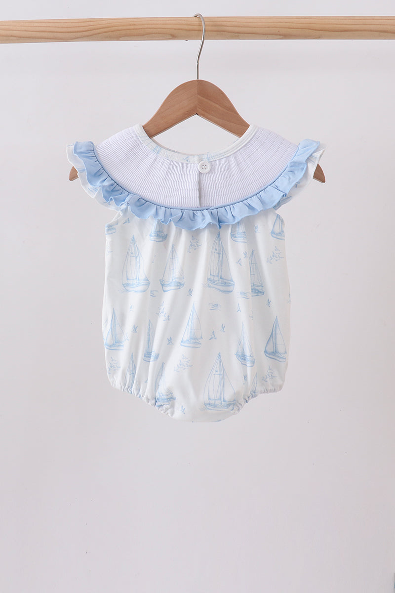 Sailboat Smocked Bubble