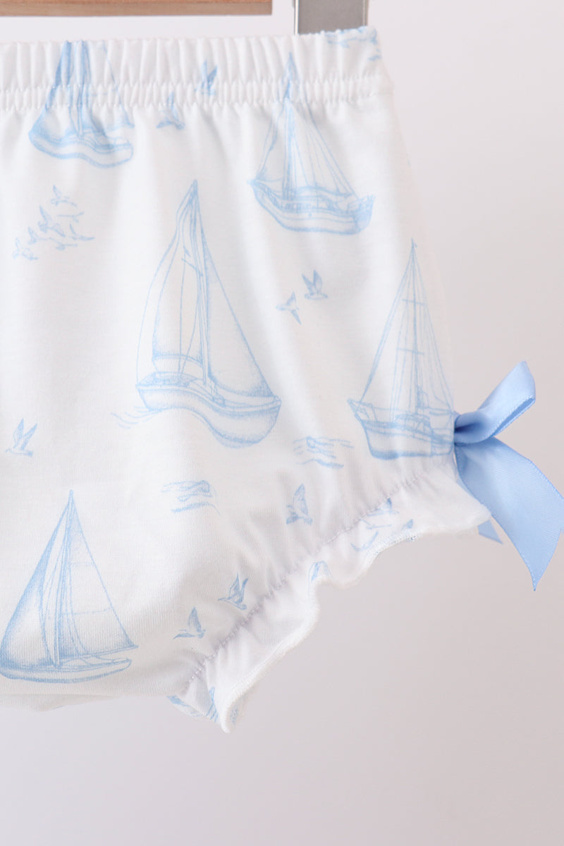 Sailboat Smocked Set
