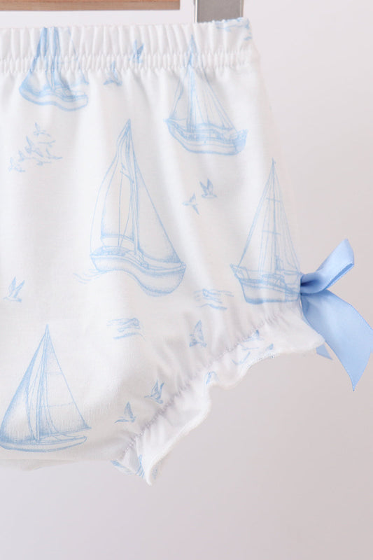 Sailboat Smocked Set