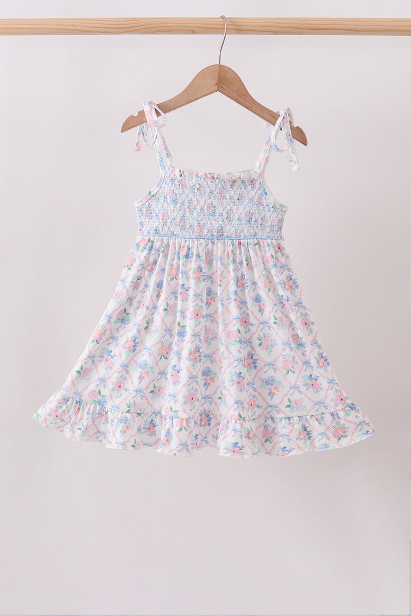 Floral Smocked Dress