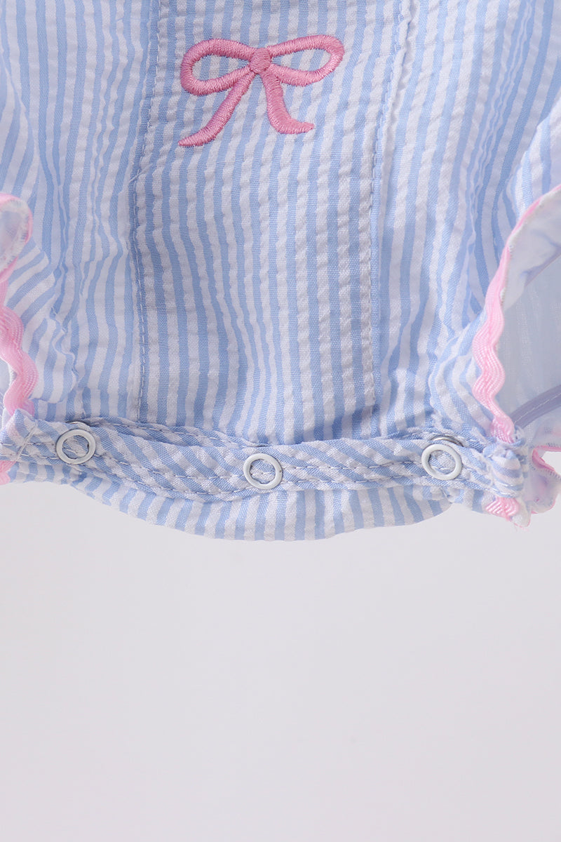 Bow Embroidered Bubble