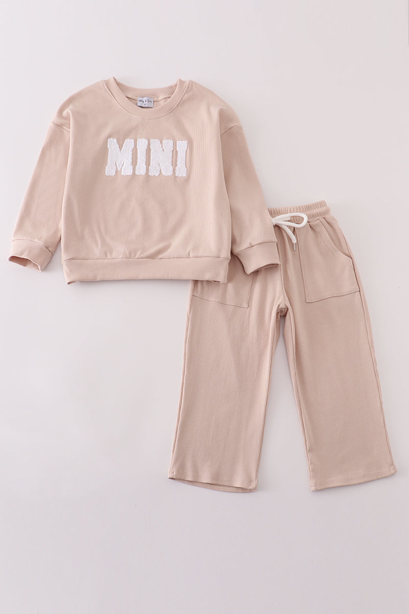 "MINI" French Knot Pants Set