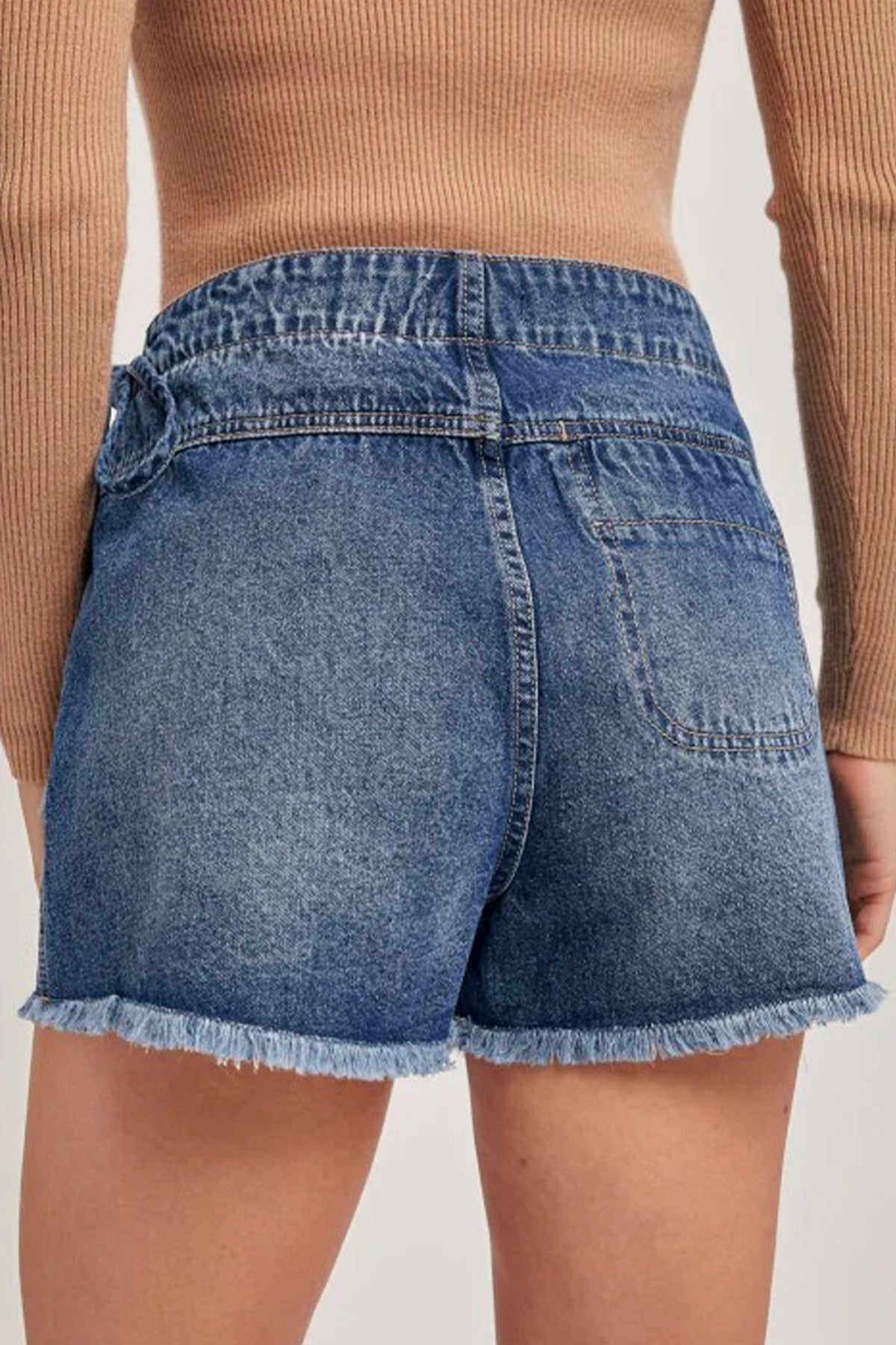Ashleigh Blue Tied Waist Denim Skort