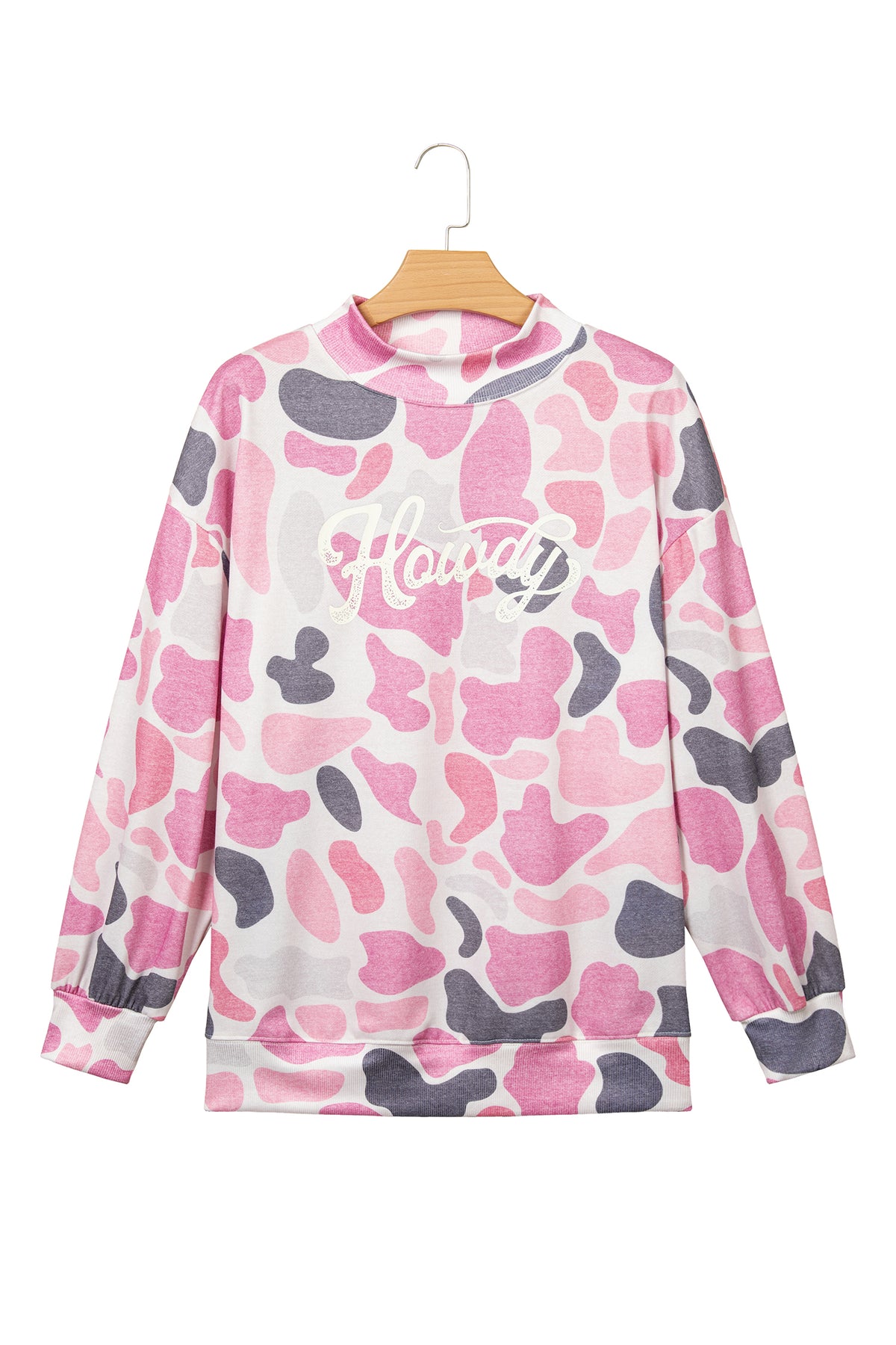 Camo Print Howdy Sweatshirt