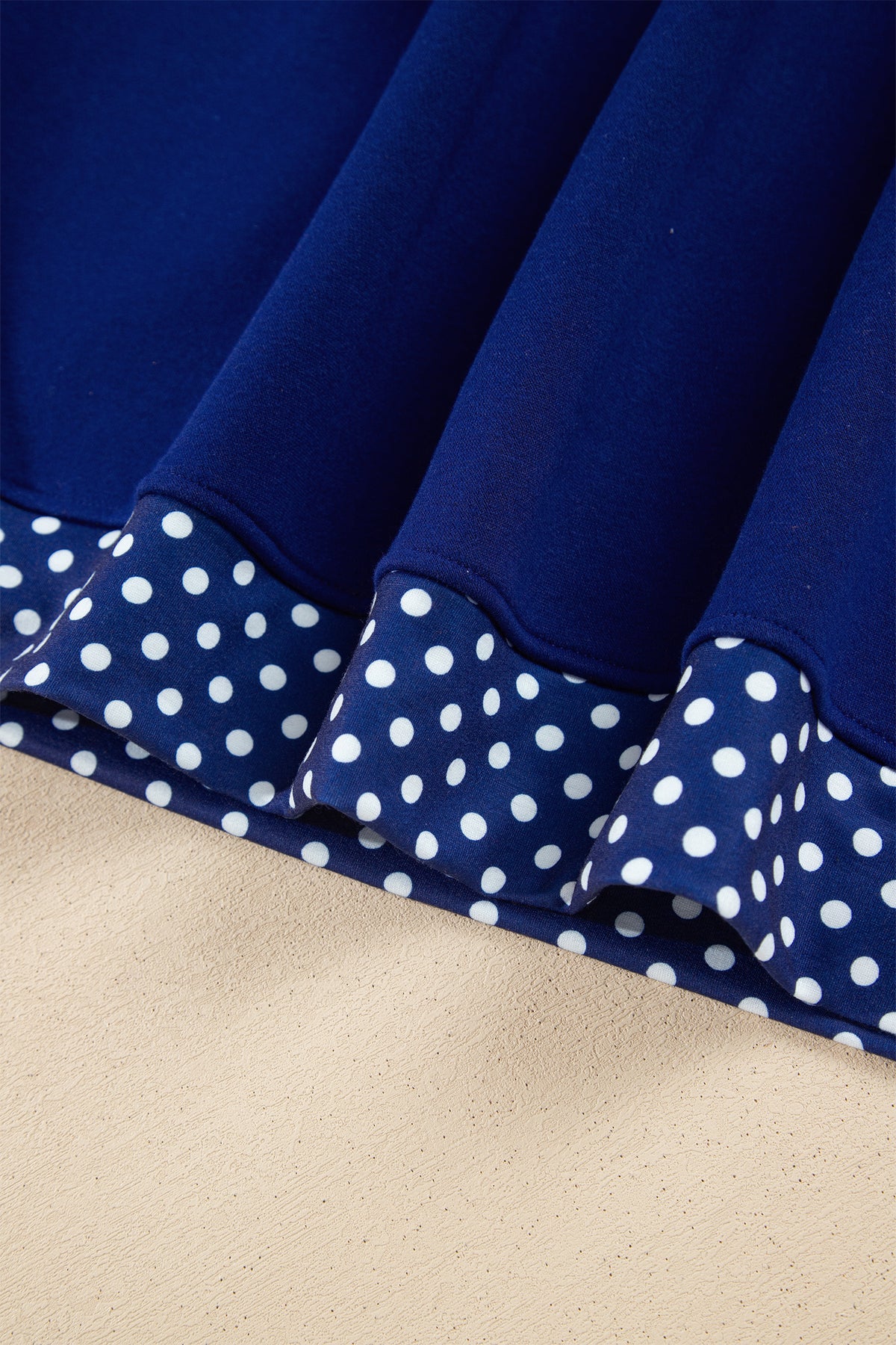 Polka Dot Oversized Sweatshirt