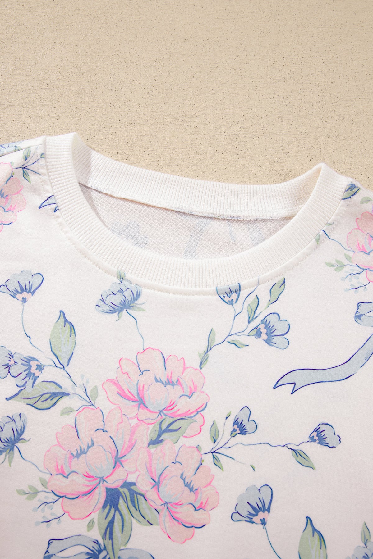 Floral Print Long Sleeve Top w/Skort Set