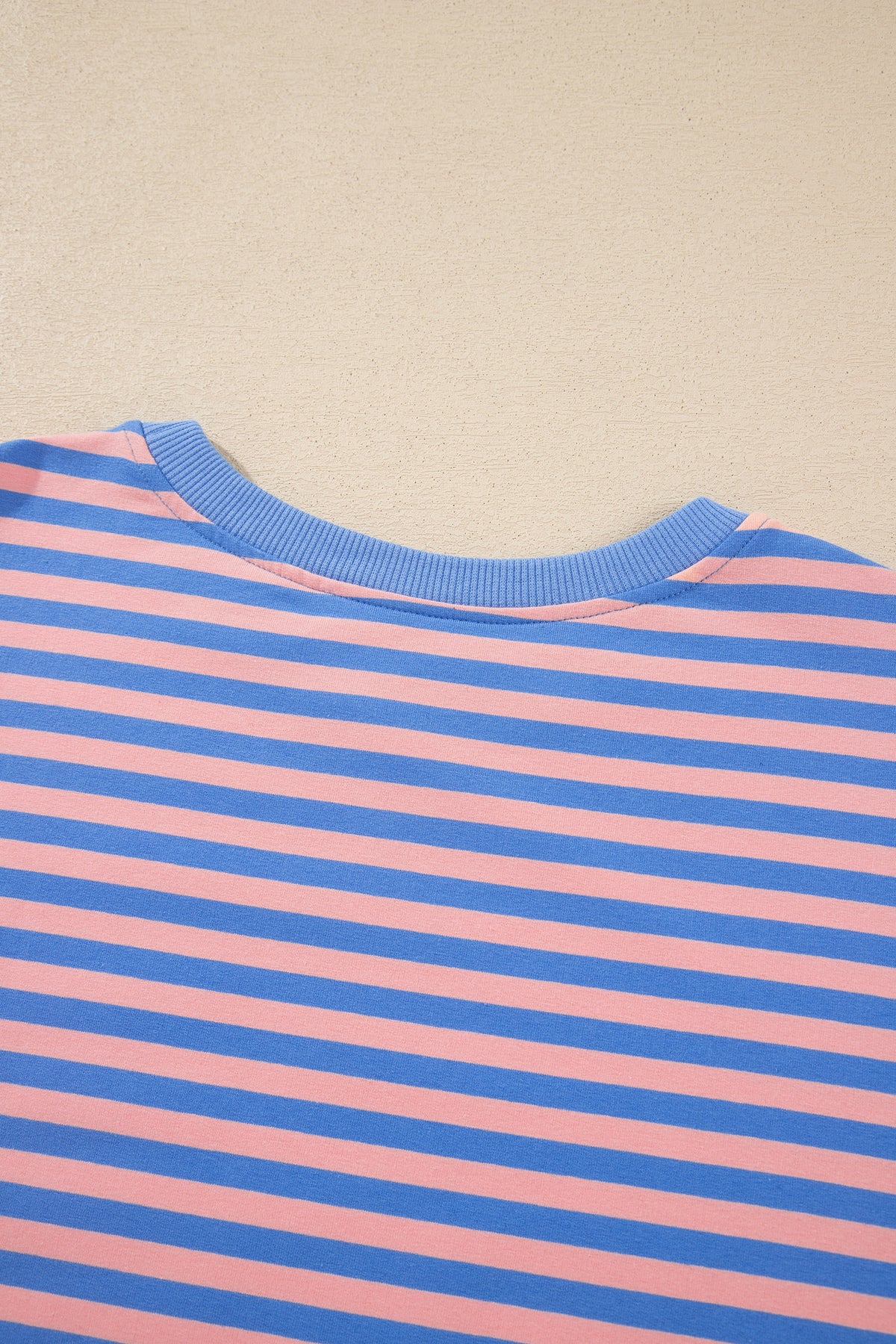 Stripe Long Sleeve Pullover Skort Set