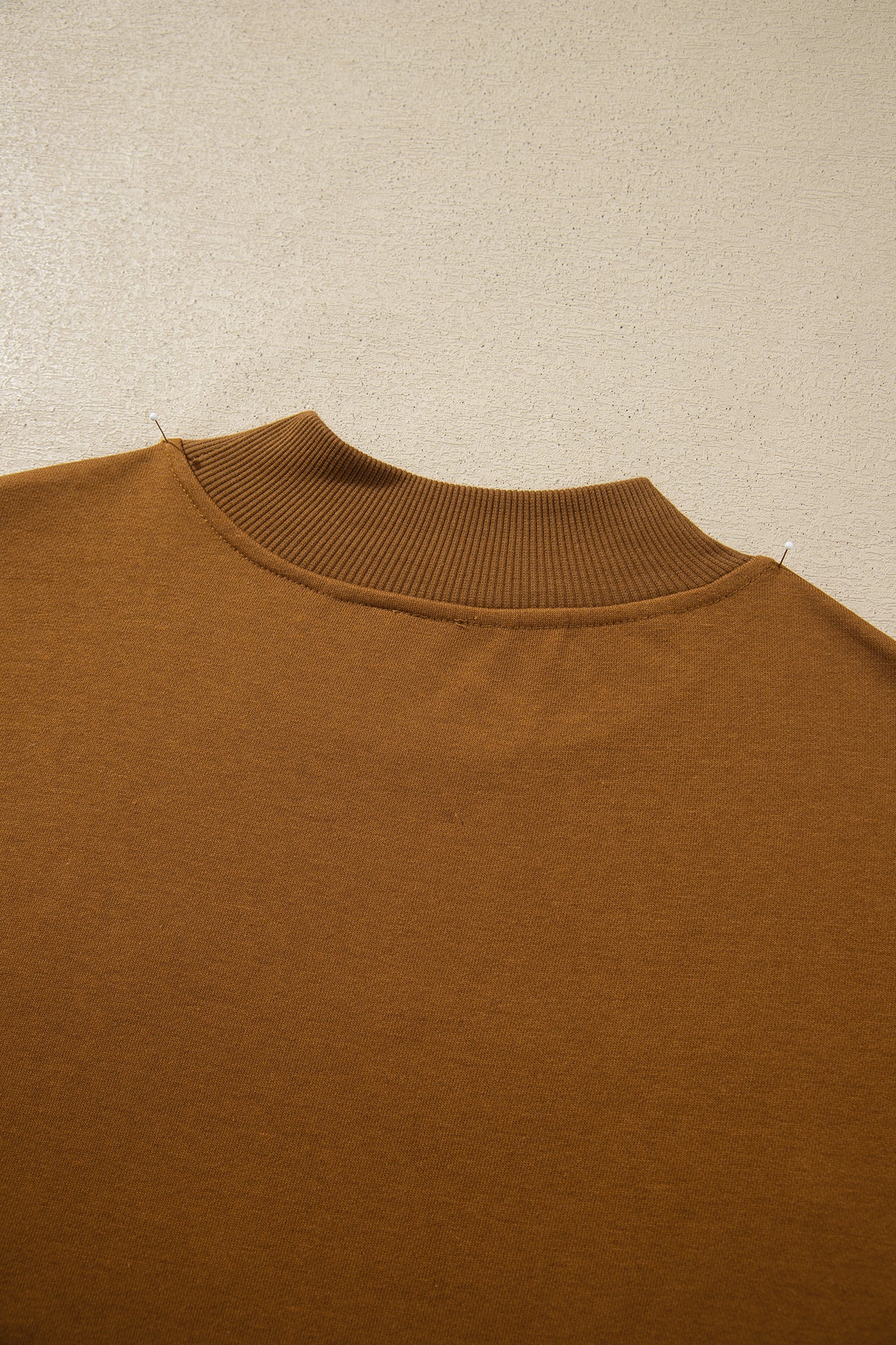 Embroidered Long Sleeve Pullover Sweatshirt