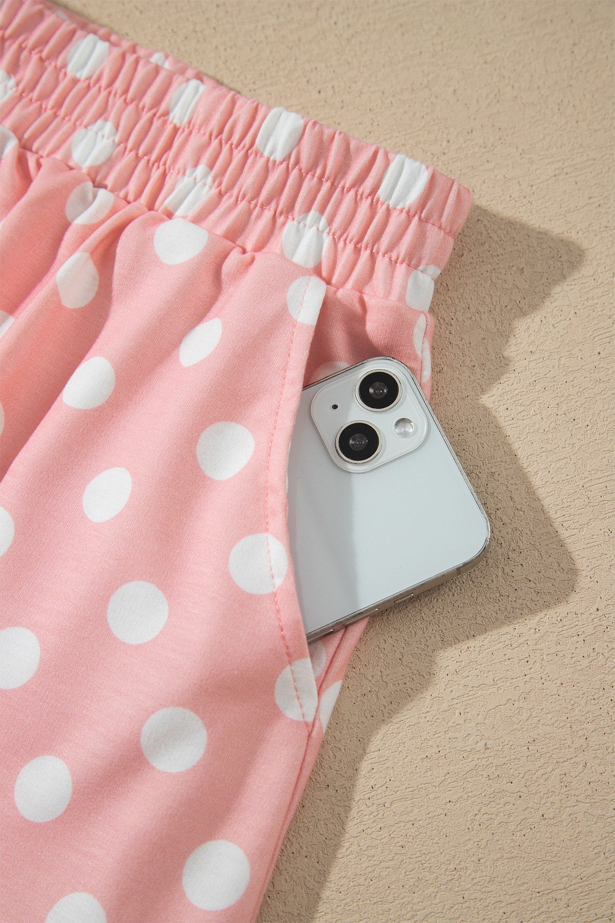 Polka Dot Long Sleeve Top w/Skort Set