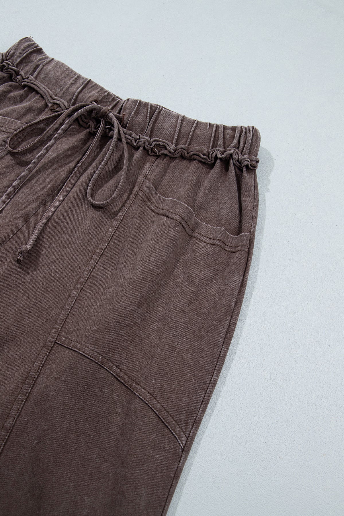 Flare Leg Drawstring Pants