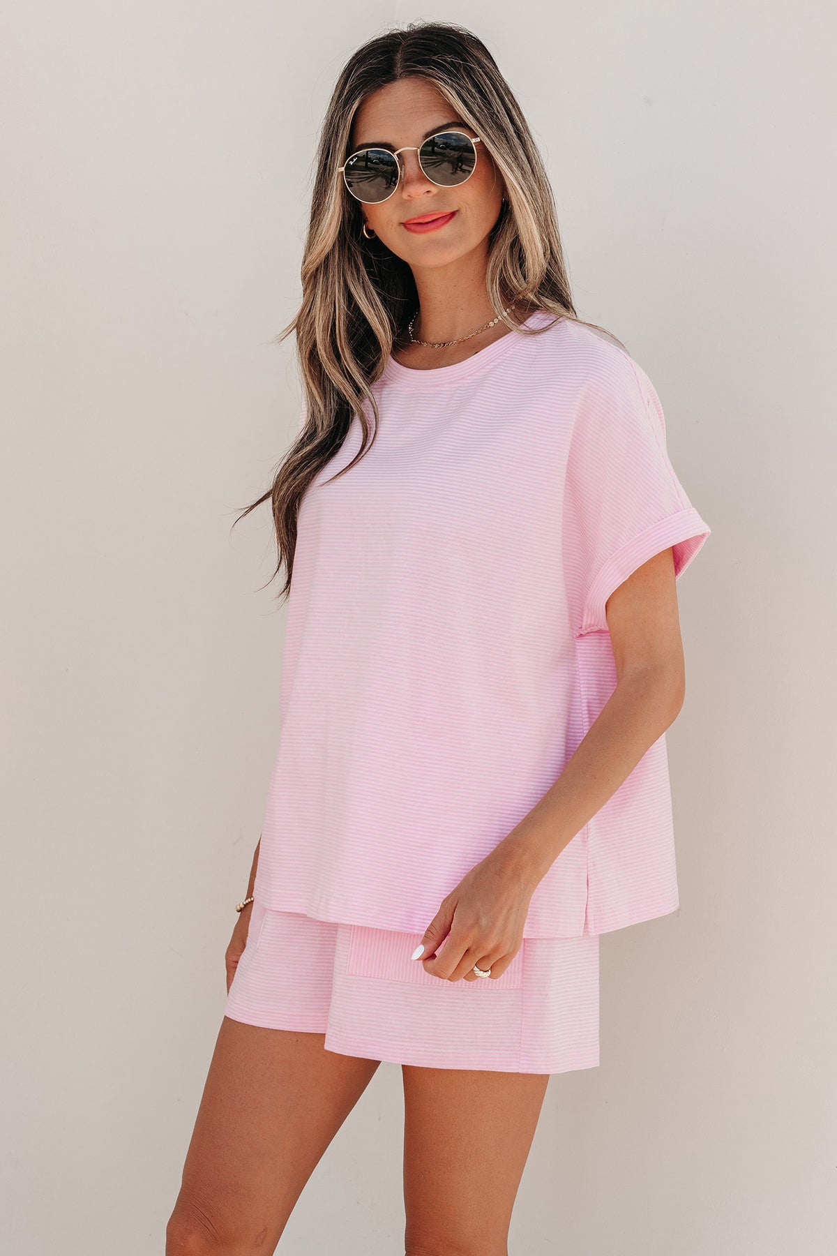 Oversized Tee and Shorts Set